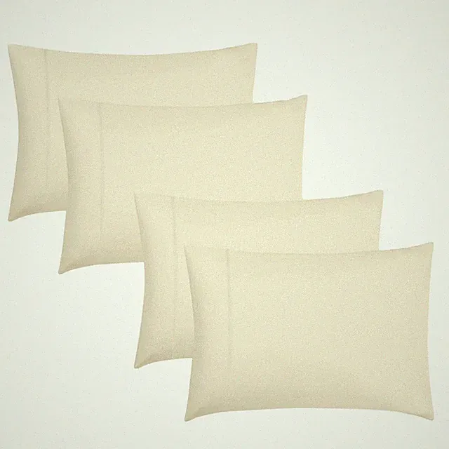 100% Egyptian Cotton 1000 Thread Count Pillow Cases Queen/Standard Size Set o...