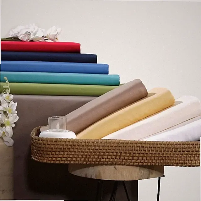 1000 OR 1200 THREAD COUNT 4 PCs SHEET SET SOLID COLORS US SIZES