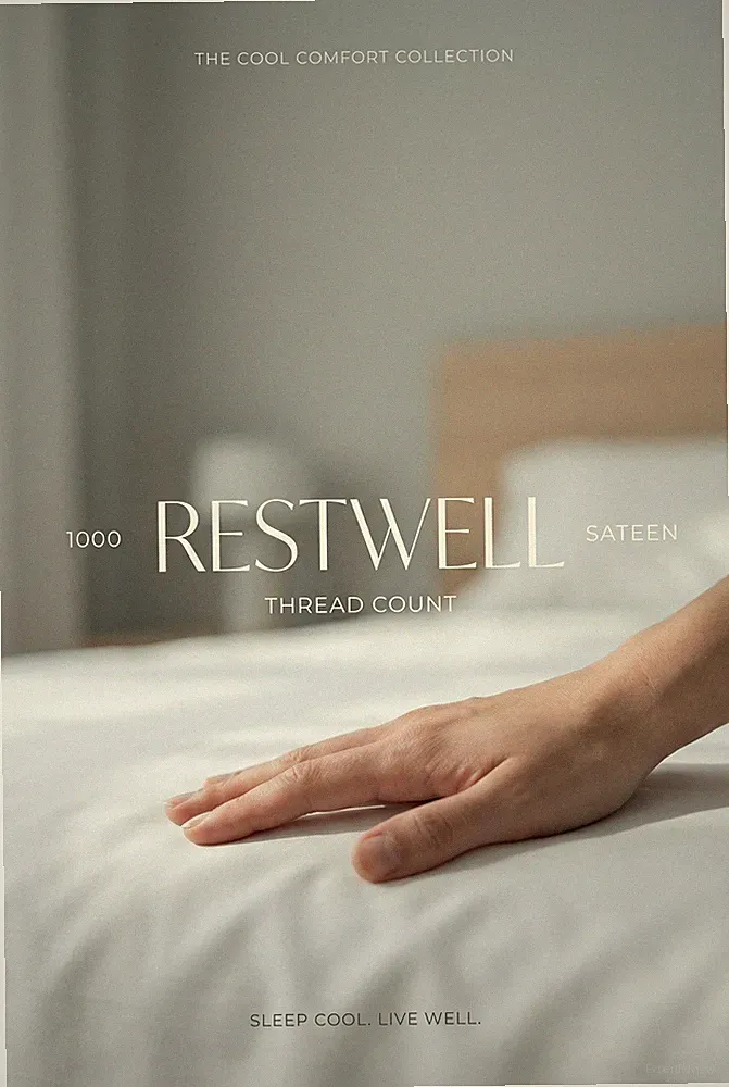 Comfort Cool Queen Sheet Set 1000 Thread Count White