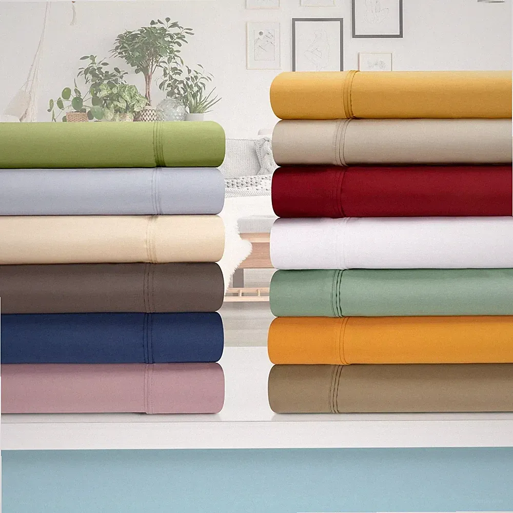 Cal King Size Bedding Things Egyptian Cotton 1000-1200 Thread Count Solid Colors