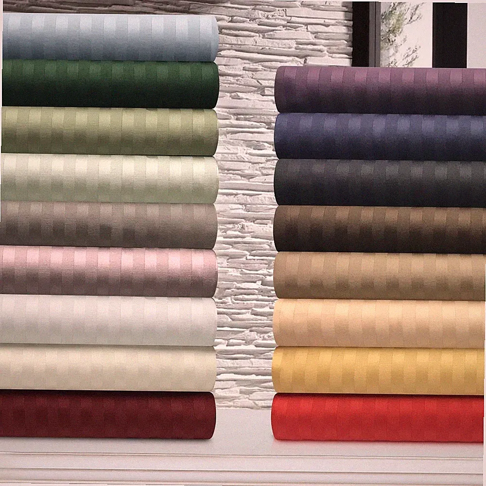 King Size Bedding Things Egyptian Cotton 1000 - 1200 Thread Count Stripe Colors