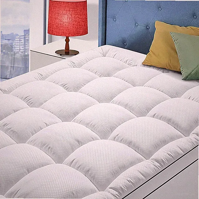 King Size Mattress Topper for Back Pain, Cooling Extra Thick Mattress Pad Cover