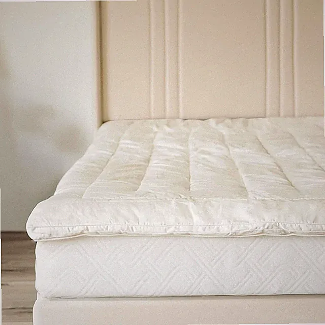 Merino Wool & Organic Cotton Mattress Topper - Twin Size 1.2" Thick